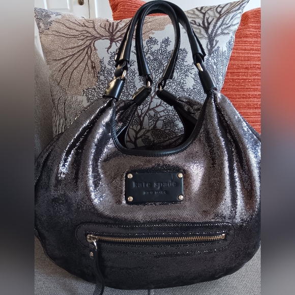 kate spade Bags Rare Kate Spade Metallic Hobo Bag Euc Poshmark